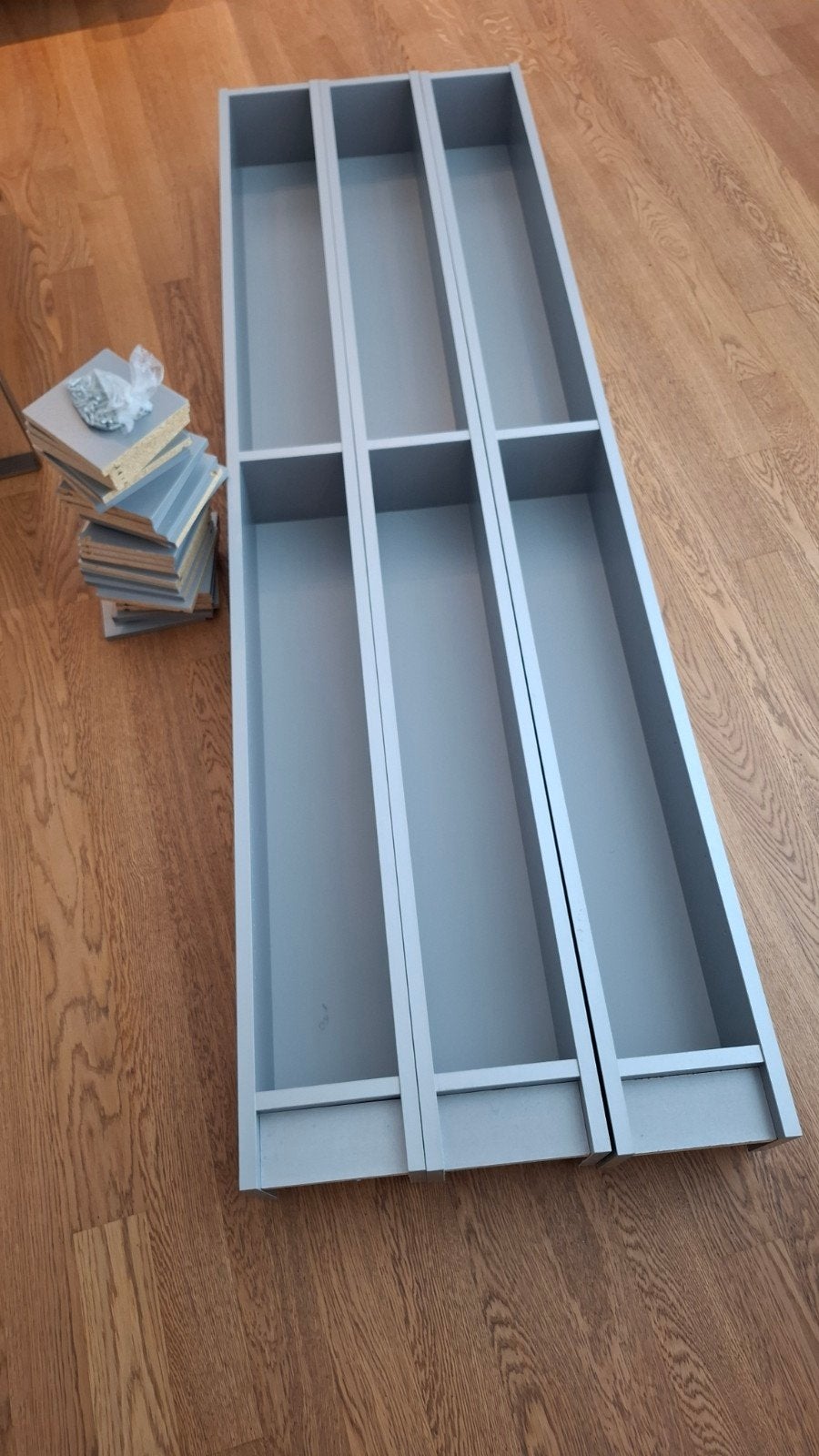 3x IKEA CD-kasten - zilver / grijs - Incl. alle plankjes, Huis en Inrichting, Ophalen, Gebruikt, 150 discs of meer, Cd's