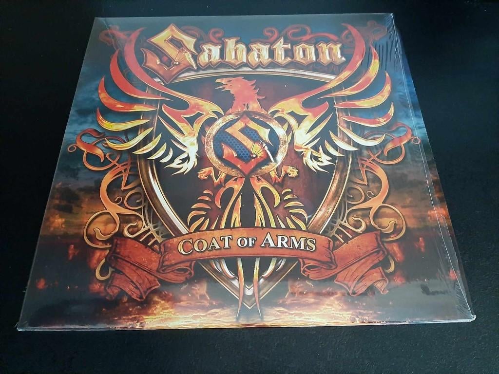 Sabaton: Coat of arms, red, 2010 + 7" red, nooit gedraaid!, Ophalen of Verzenden, Gebruikt