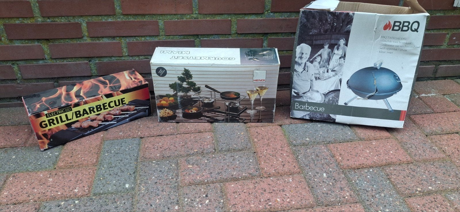 Barbecue grilbarbecue courmetset, Ophalen, Nieuw, 4 t/m 7 personen