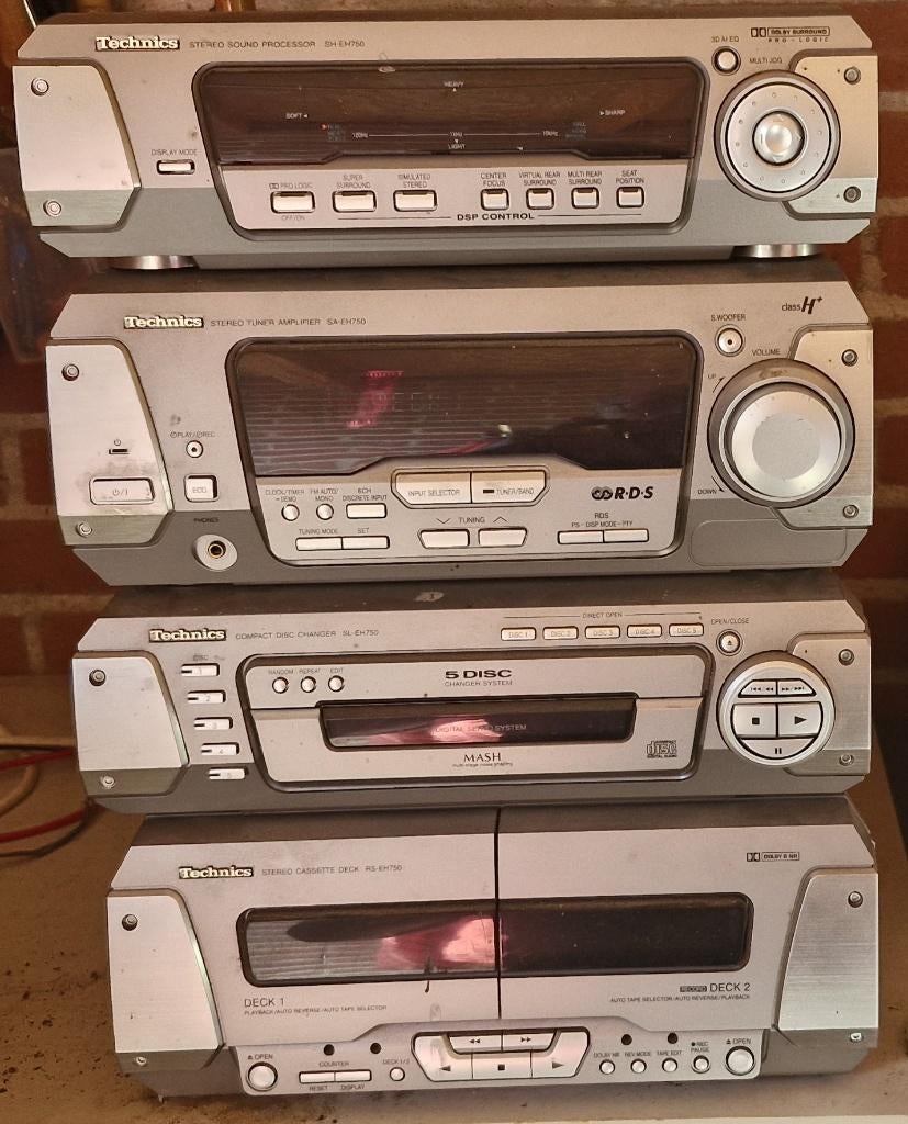 Technics Stereotoren dol by surround EH750, Ophalen, Gebruikt, Tuner of Radio, Overige merken