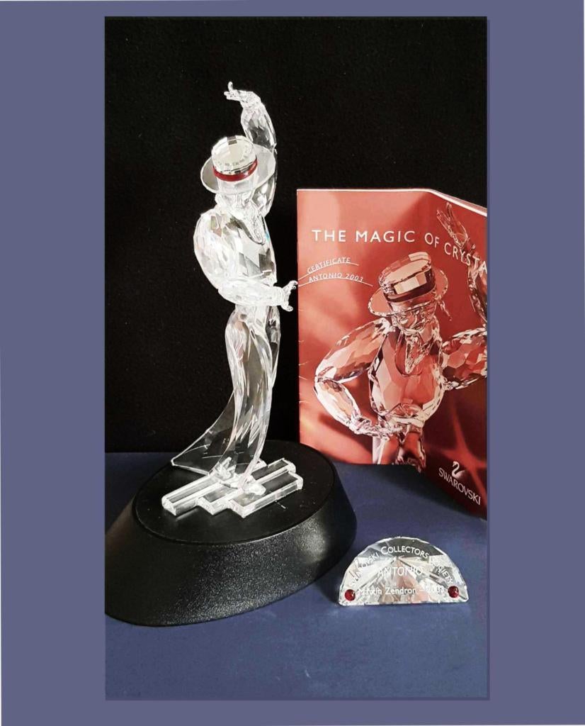 Magic of Dance Antonio doos, certificaat, naamplaat, podium, Verzamelen, Swarovski, Zo goed als nieuw, Figuurtje, Ophalen of Verzenden