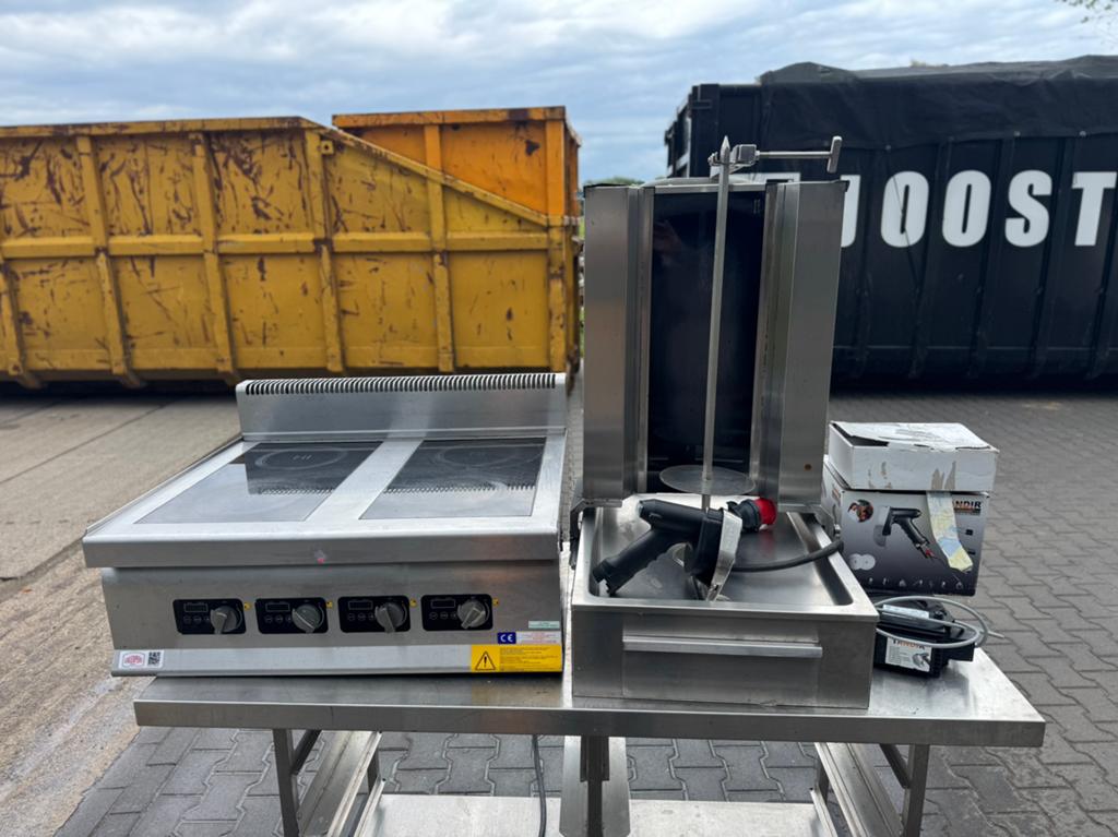 Doner grill  inductiekookplaat, Zakelijke goederen, Horeca | Keukenapparatuur, Ophalen of Verzenden, Fornuis, Frituur en Grillen