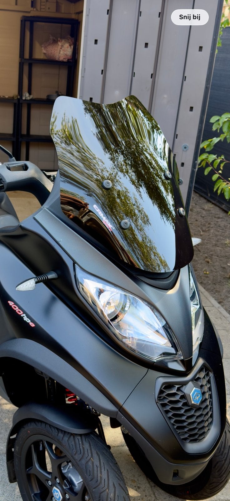 Piaggio Mp3 Ermax sport wind scherm nieuw!, Ophalen of Verzenden, Nieuw