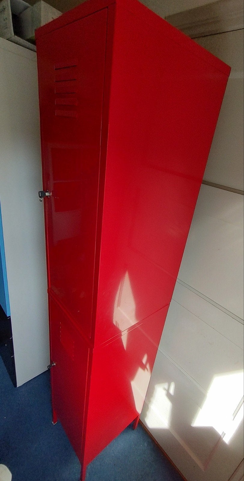 Ikea PS locker rood vintage, Ophalen, Zo goed als nieuw