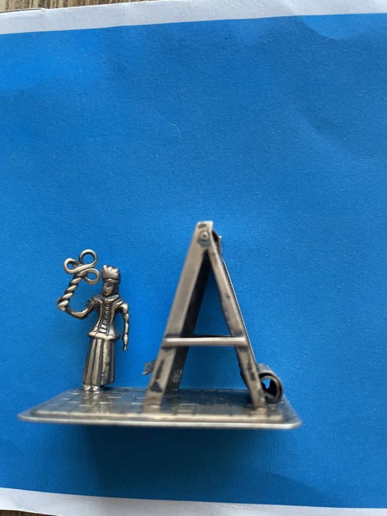 Zilveren miniatuur, Ophalen of Verzenden, Zilver