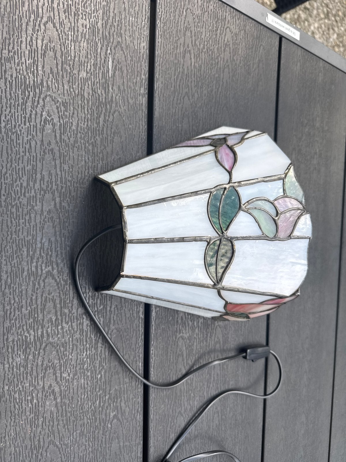 Tiffany Stijl Wandlamp - Handgemaakt Glas-in-lood, Ophalen