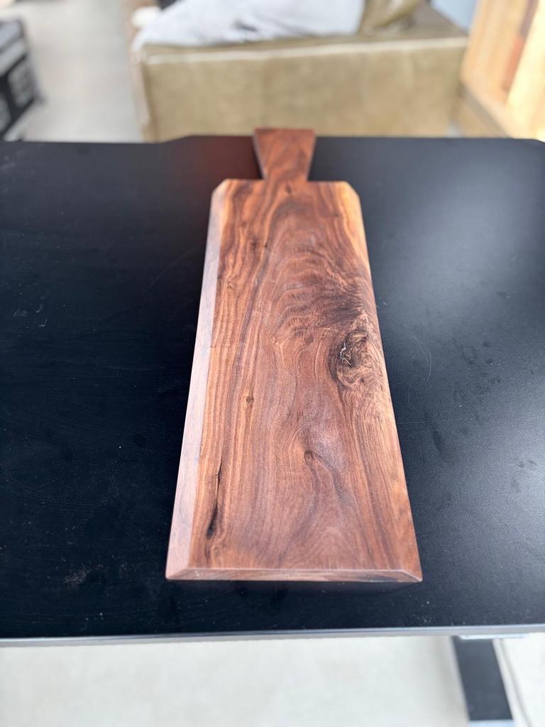 Handgemaakte borrelplank, nieuw walnoot, Hout, Snij-/serveerplank, Nieuw, Ophalen of Verzenden