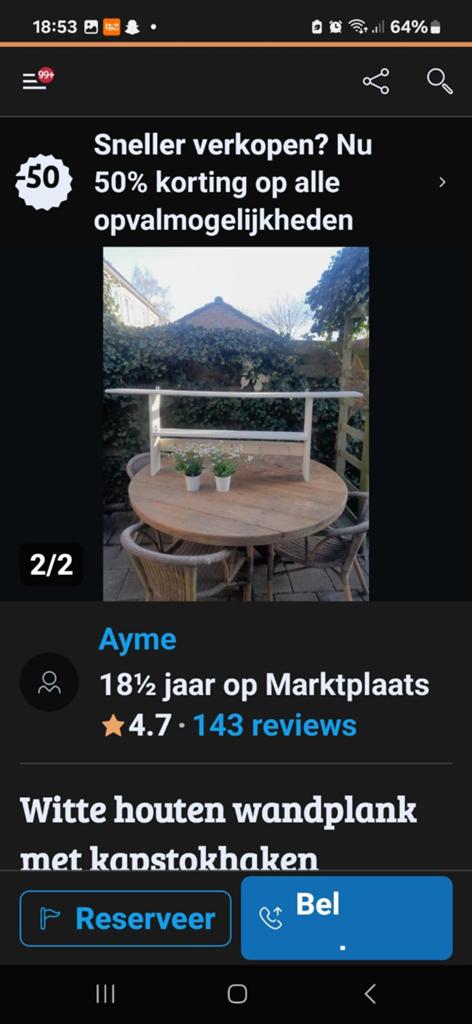 Keukenrek, Ophalen