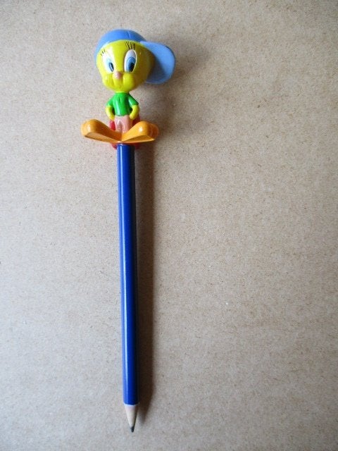 adv10522 tweety potlood 3, Ophalen, Looney Tunes, Gebruikt, Overige typen