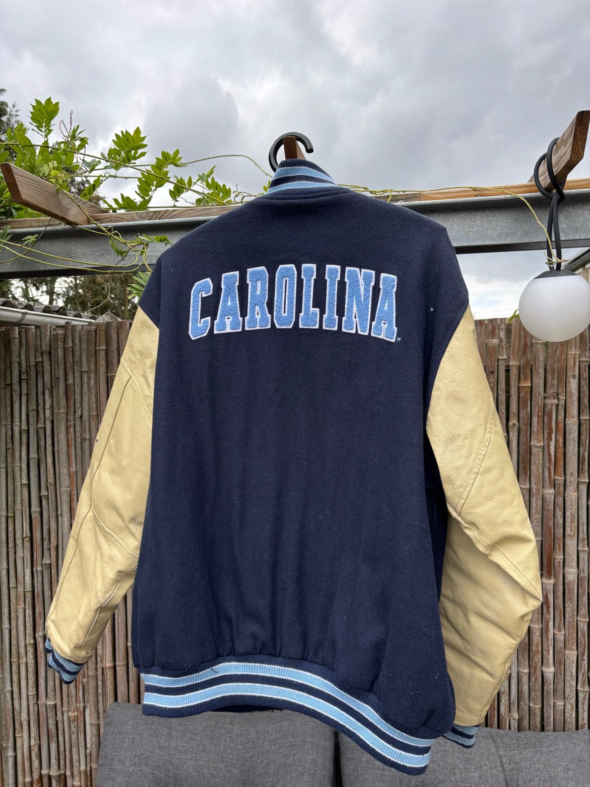 Colosseum Athletics Carolina Varsity Jacket XL, Ophalen of Verzenden, Gedragen, Maat 56/58 (XL), Blauw
