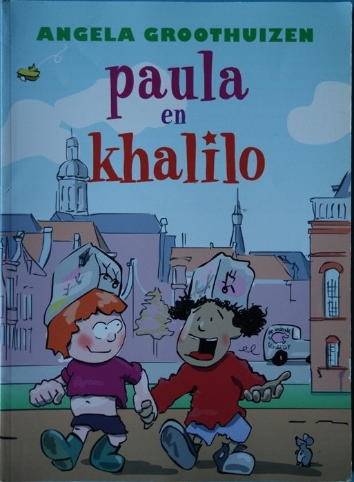 Stripboek Paula en Khalilo - Angela Groothuizen, Eén stripboek, Ophalen of Verzenden, Gelezen, Angela Groothuizen