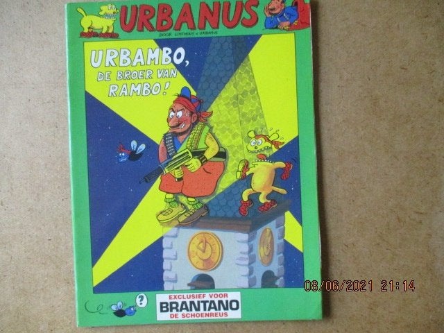 adv4165 urbanus brantano, Eén stripboek, Ophalen, Gelezen
