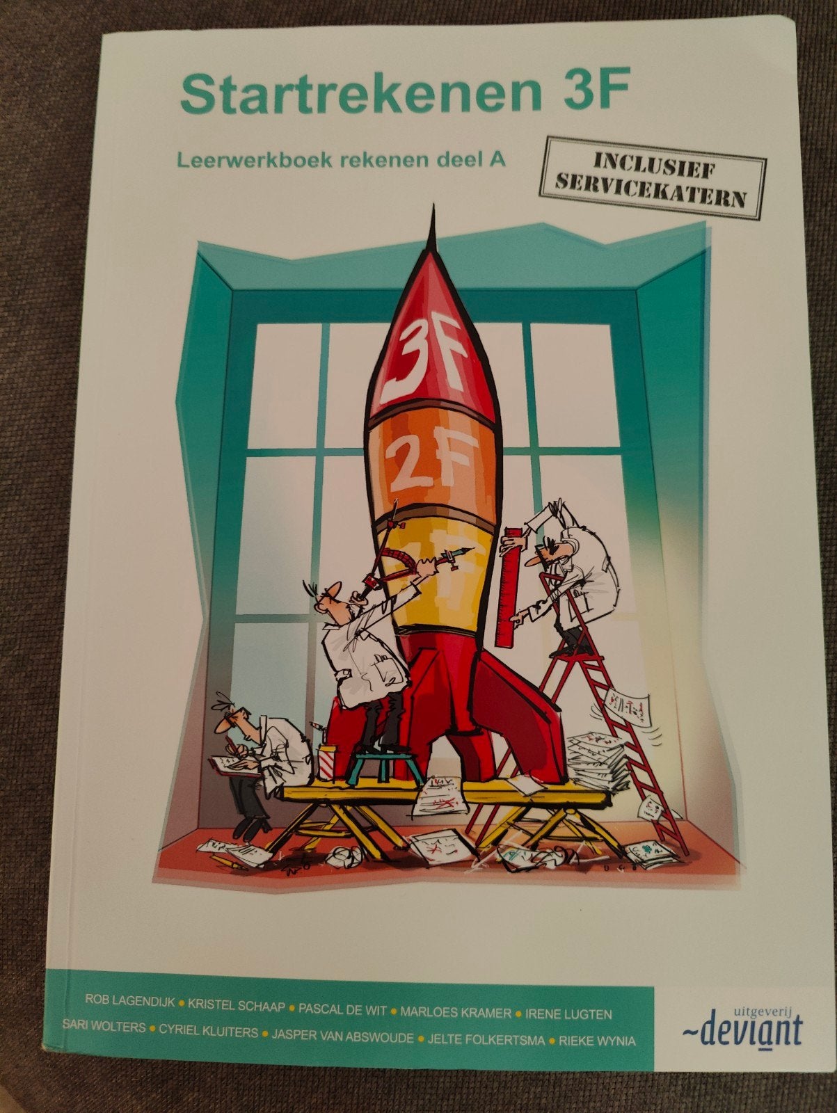 Startrekenen 3F Leerwerkboek rekenen deel A, Overige vakken, Rob Lagendijk, Kristel Schaap, Pascal de Wit, Marloes Kramer, Ophalen of Verzenden
