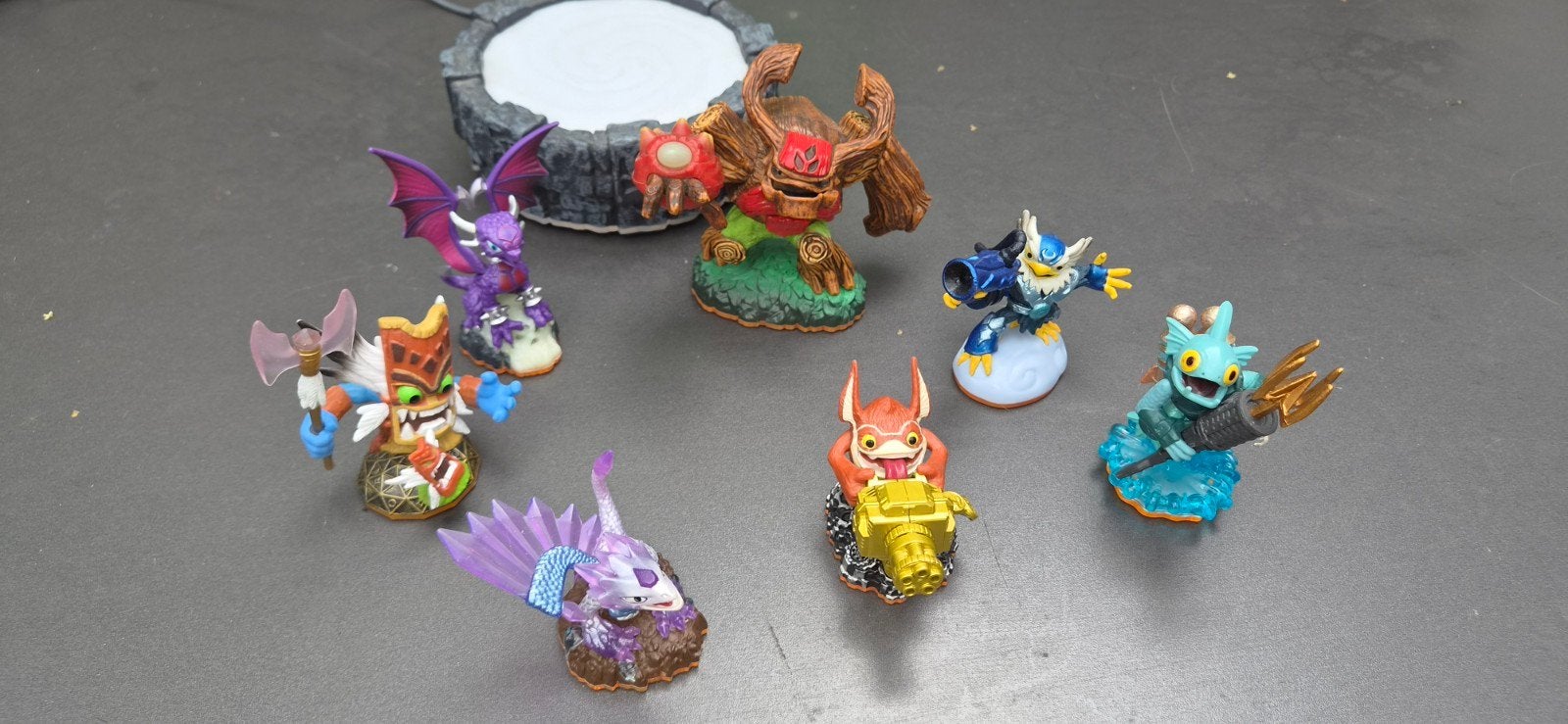Wii console, controllers, games en Skylanders figuren, Ophalen, Gebruikt, Met 2 controllers, Met stuurtje