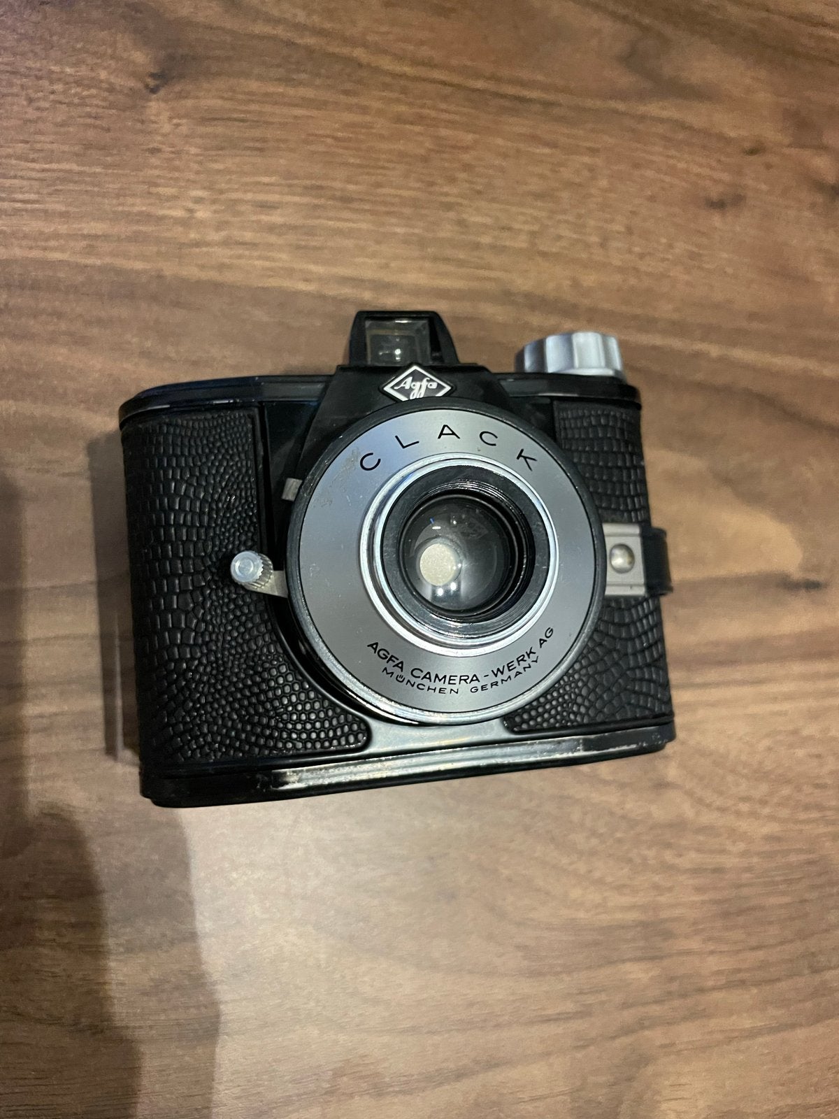 Agfa Clack camera - Uitstekende conditie met lederen tas, Ophalen of Verzenden, Zo goed als nieuw, Compact, Overige Merken