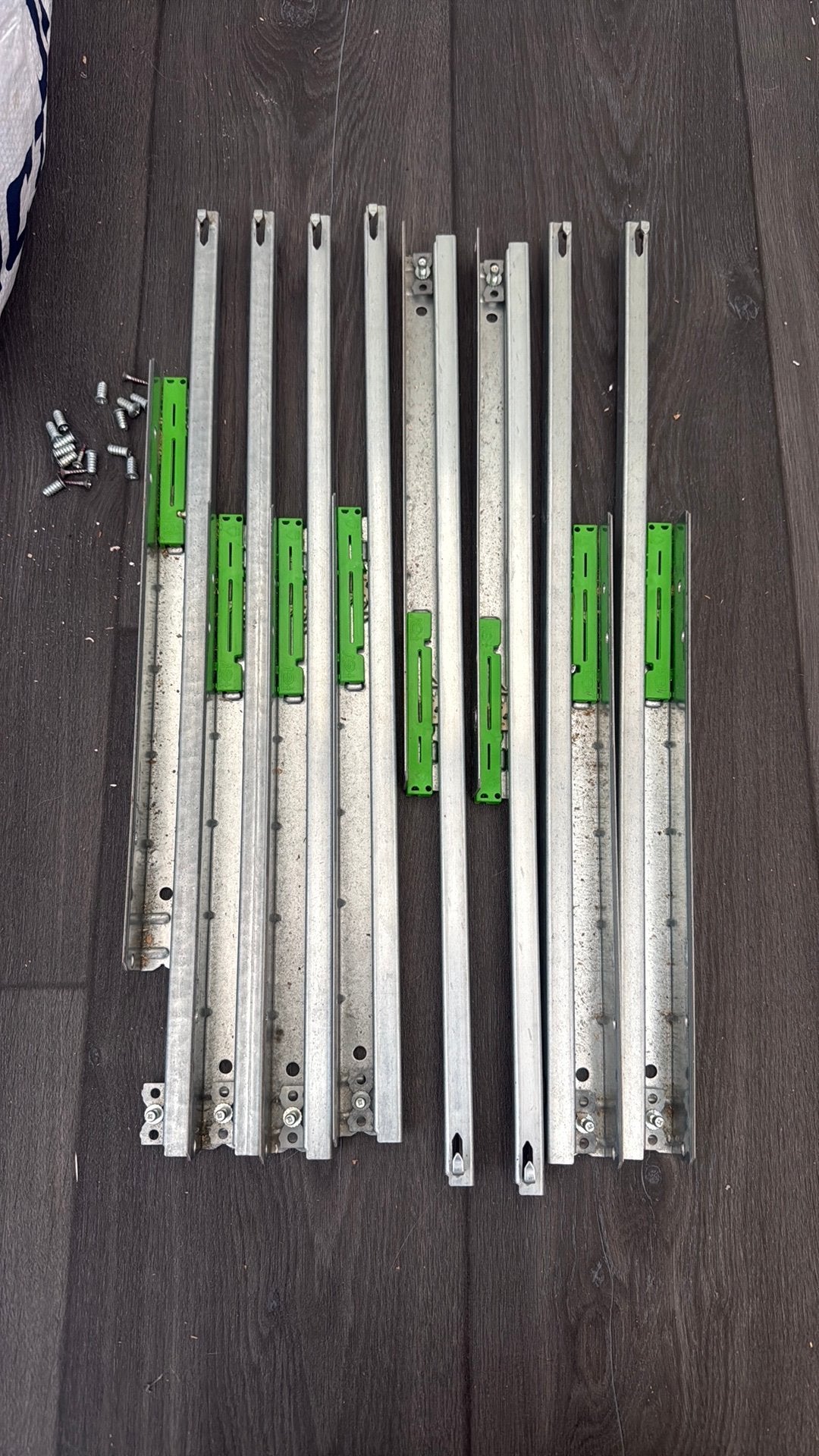 Pax lade geleiders (8 stuks), Huis en Inrichting, Gebruikt, Minder dan 100 cm, 50 tot 75 cm, 50 tot 100 cm