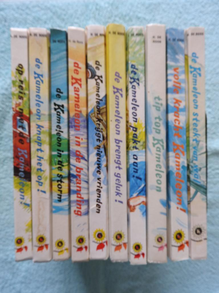 10 x Kameleonboeken oa. Op reis met de kameleon enz enz, Boeken, Ophalen of Verzenden, Gelezen