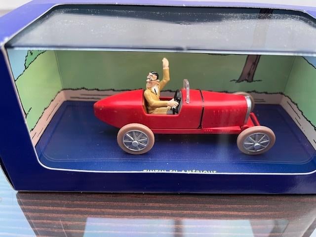 Kuifje auto. Nr. 54 met certificaat Bieden vanaf 20€, Ophalen of Verzenden, Kuifje, Zo goed als nieuw, Beeldje of Figuurtje