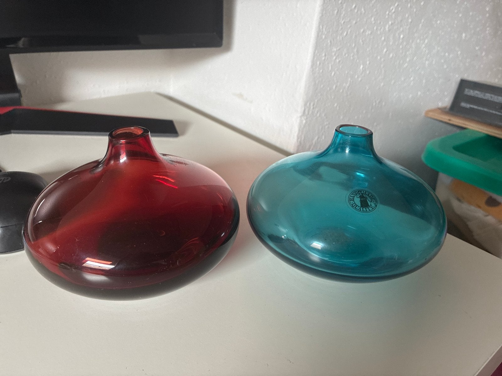 Ikea Vazen - Set van 2 (Rood & Blauw), Verzenden
