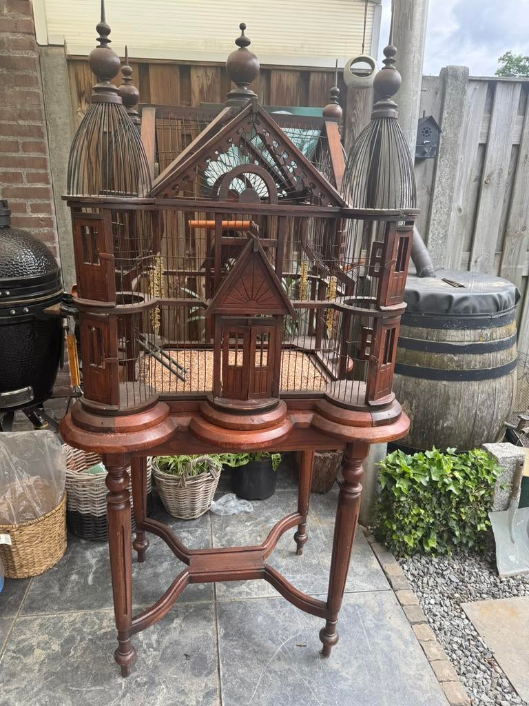 Super toffe vogelkooi, Ophalen of Verzenden, Gebruikt, Metaal, Vogelkooi
