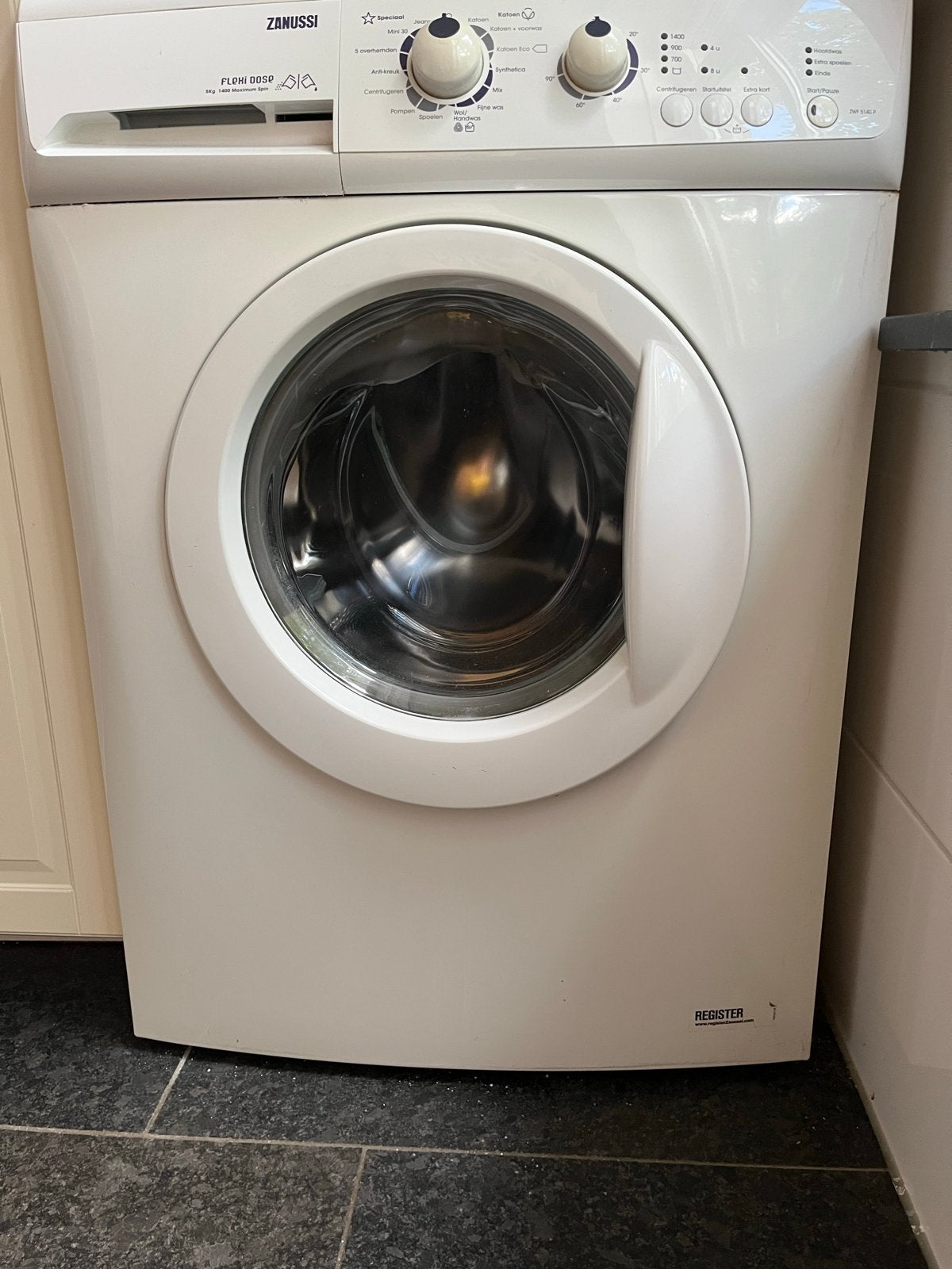 Zanussi Wasmachine 5 kg 1400 toeren, Ophalen, 1200 tot 1600 toeren, Gebruikt, 4 tot 6 kg