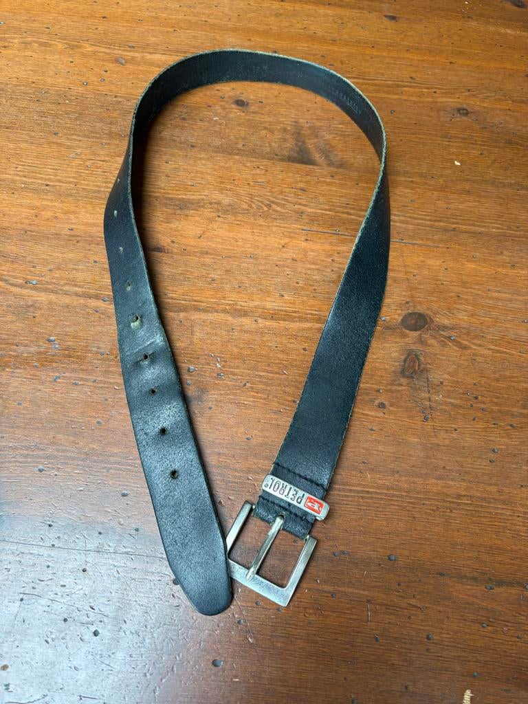 Petrol Industries Riem - 105 cm, Kleding | Heren, Riemen en Ceinturen, Zwart, Riem of Ceintuur, Gedragen, 105 tot 115 cm