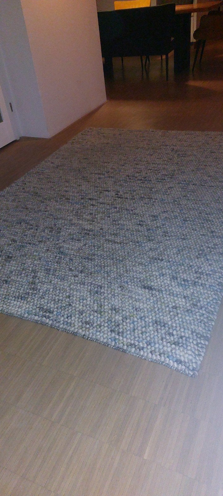 Modern grijs/blauw vloerkleed - Zo goed als nieuw