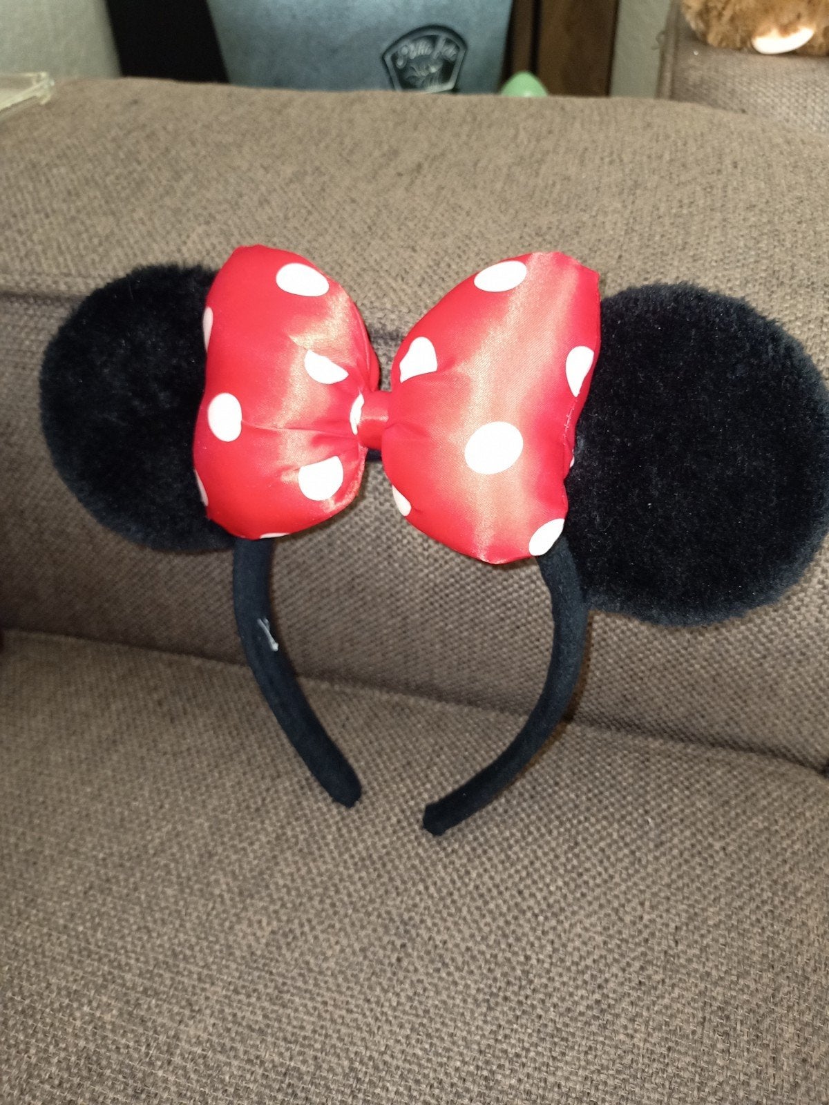 Minnie mouse oren haarband / diadeem. Disneyland parijs., Ophalen of Verzenden, Mickey Mouse, Gebruikt, Overige typen