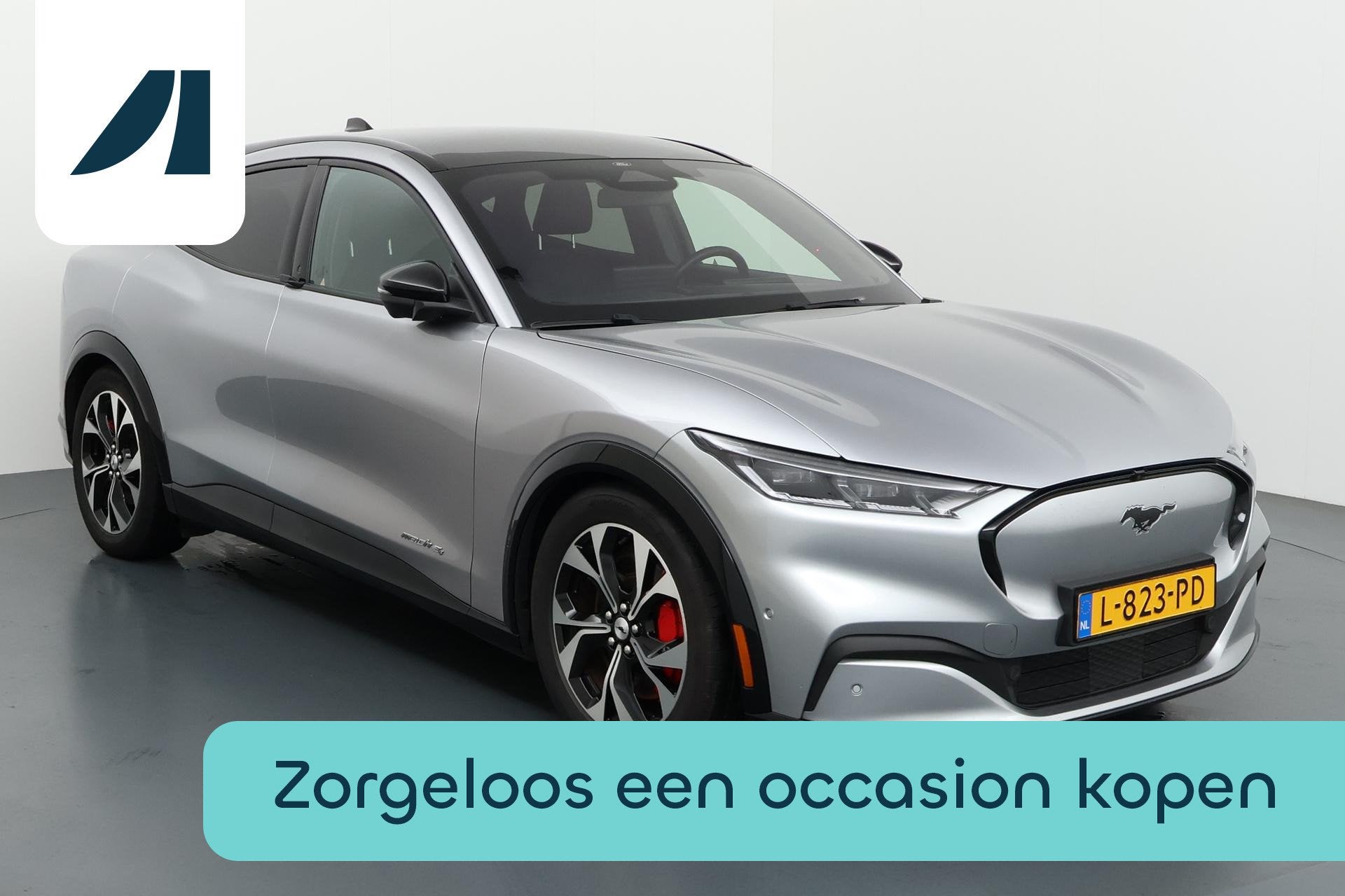 Ford Mustang Mach-E AWD 75 kWh Iconische elektrische muscle-, Auto's, Verwarmde buitenspiegels, Stof, Gebruikt, 750 kg