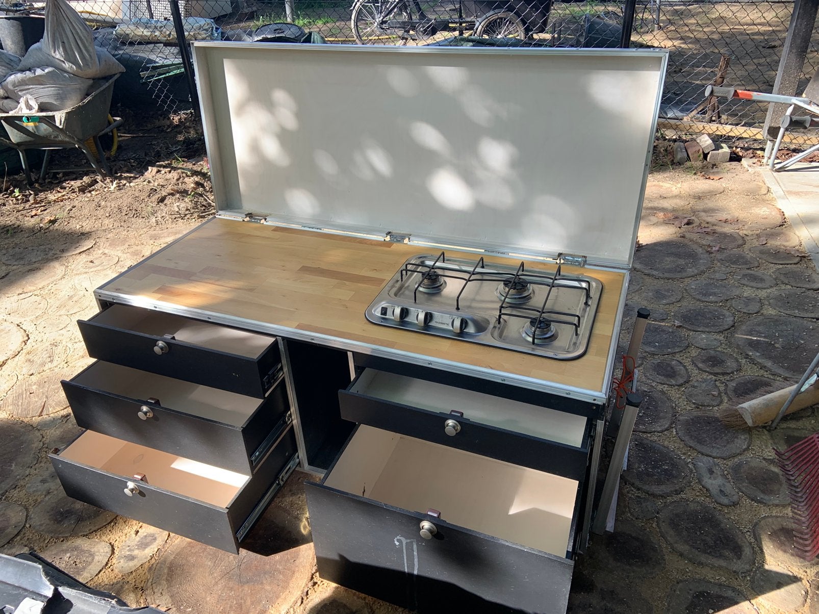 Buitenkeuken, Tuin en Terras, Buitenkeukens, Ophalen, Gebruikt, Gas, Vrijstaand