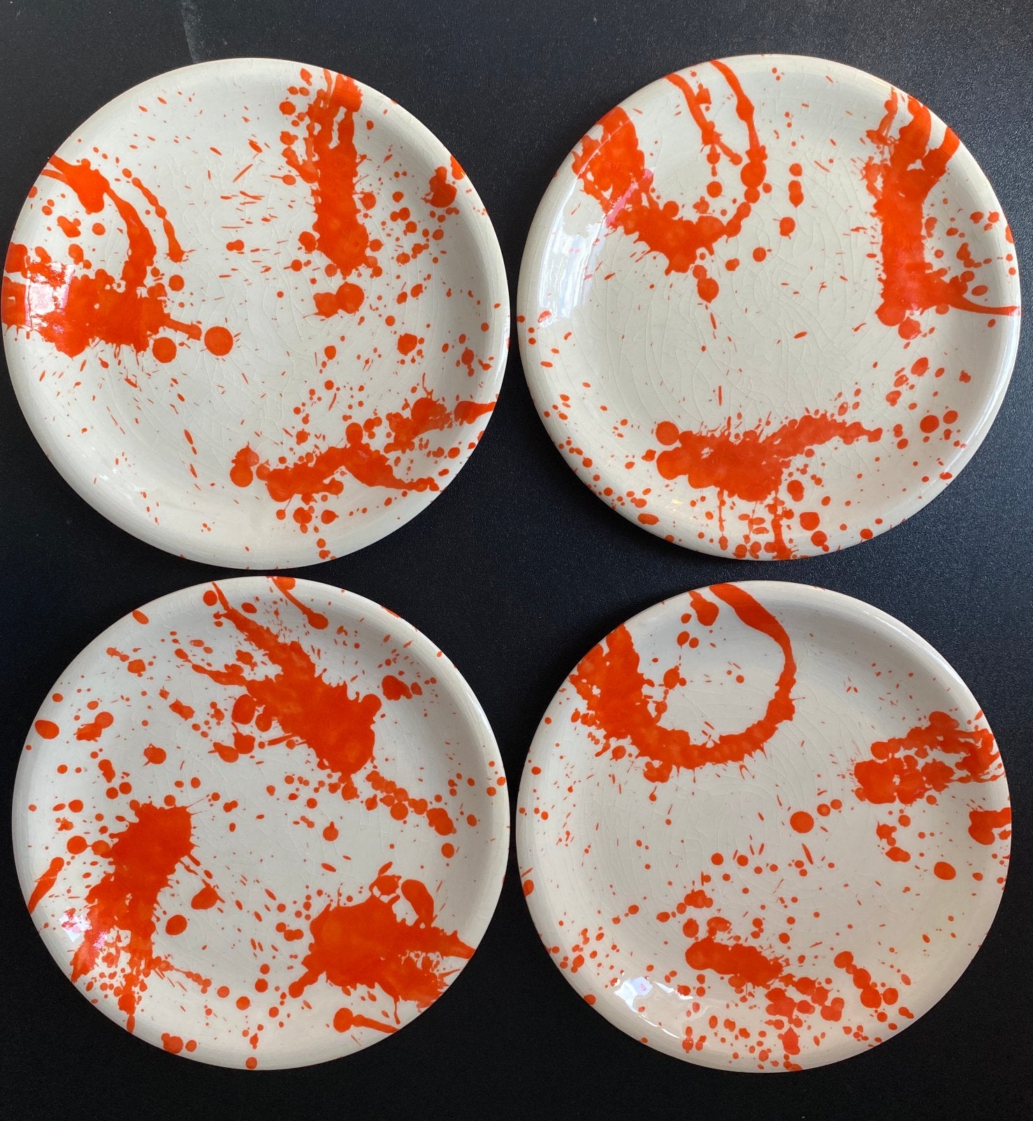 4 plates, Ophalen, Gebruikt, Beige, Overige typen