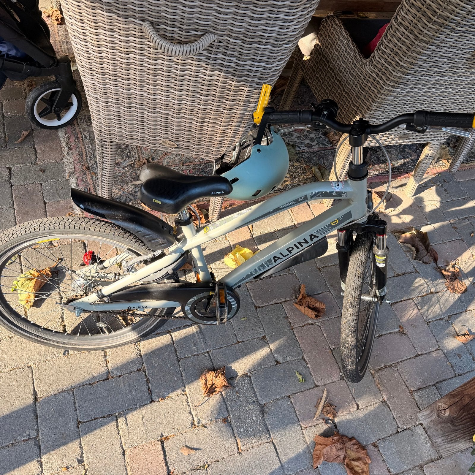 Alpina Trial 22 inch kinderfiets - Zo goed als nieuw, Fietsen en Brommers, Ophalen, 22 inch, Velgrem, Handrem