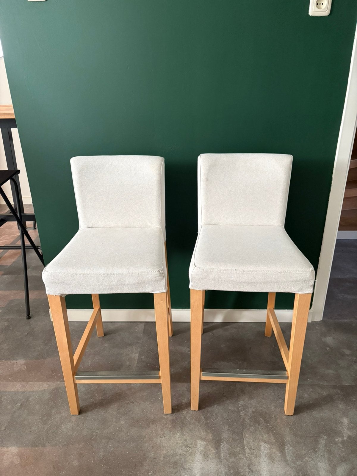 IKEA Barkrukken, Huis en Inrichting, Barkrukken, 2 krukken, Ophalen, Gebruikt, 60 tot 90 cm