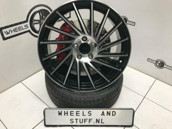 Keskin KT17 lichtmetaal velgen 19"inch 5x112 Mercedes Vw, Ophalen, Gebruikt, 19 inch, Banden en Velgen