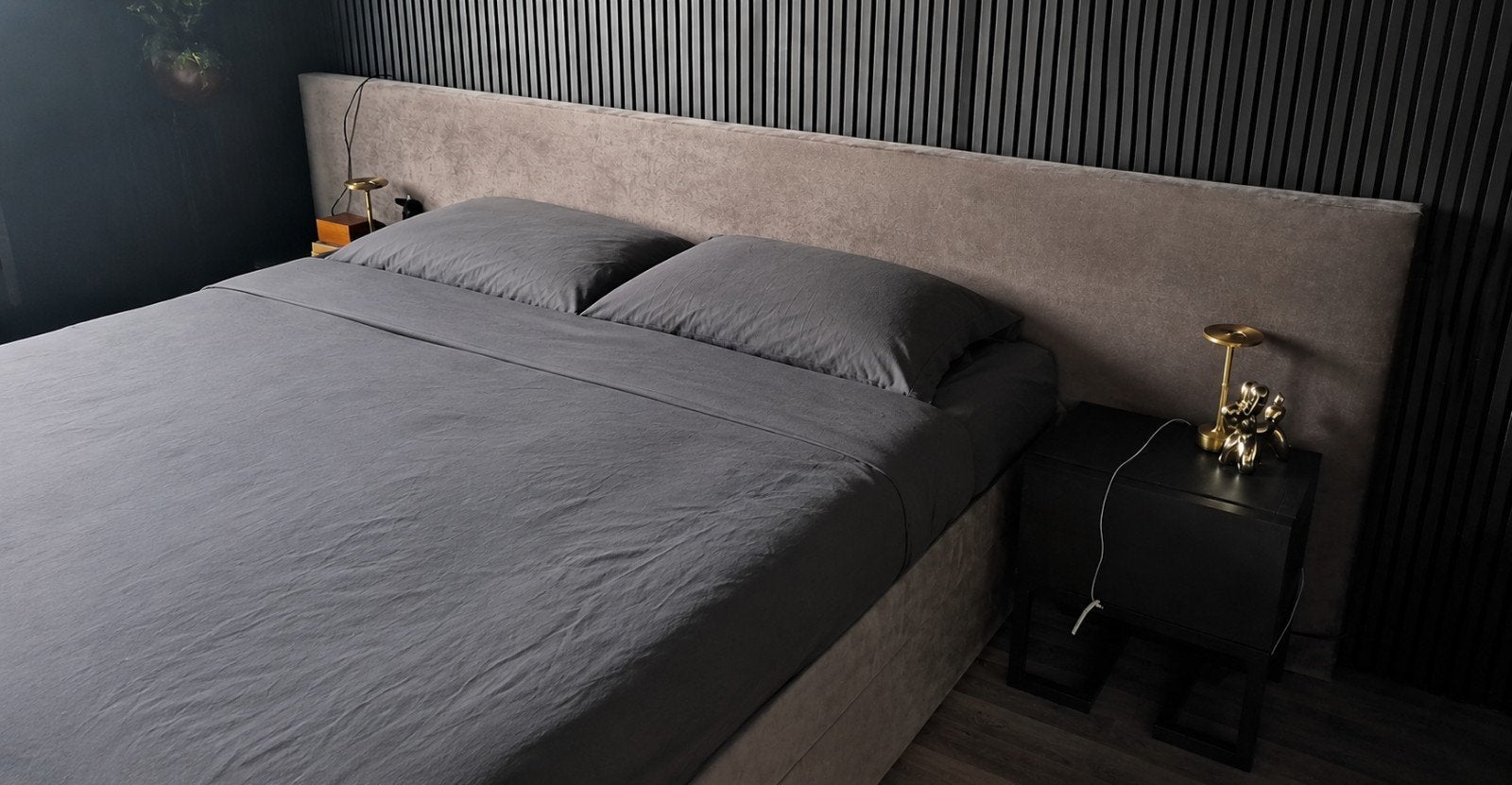 XL bed achterwand, Ophalen, Nieuw, Tweepersoons, 180 cm