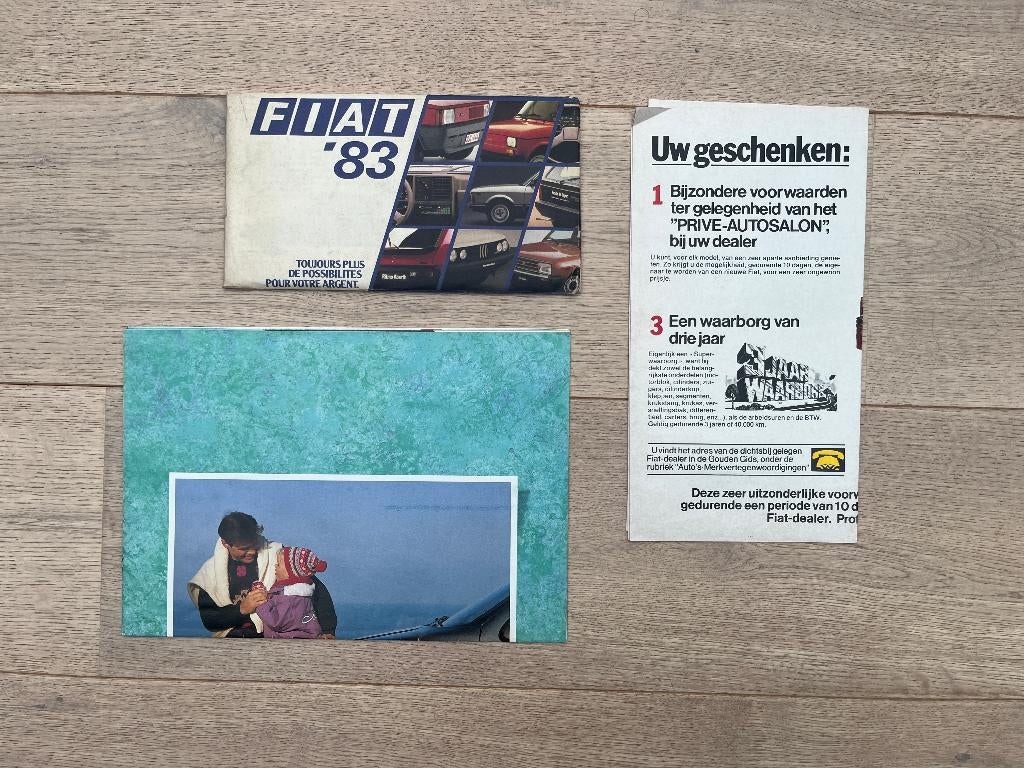 FIAT 126 FOLDERS, Boeken, Auto's | Folders en Tijdschriften, Gelezen, Overige merken, Ophalen of Verzenden