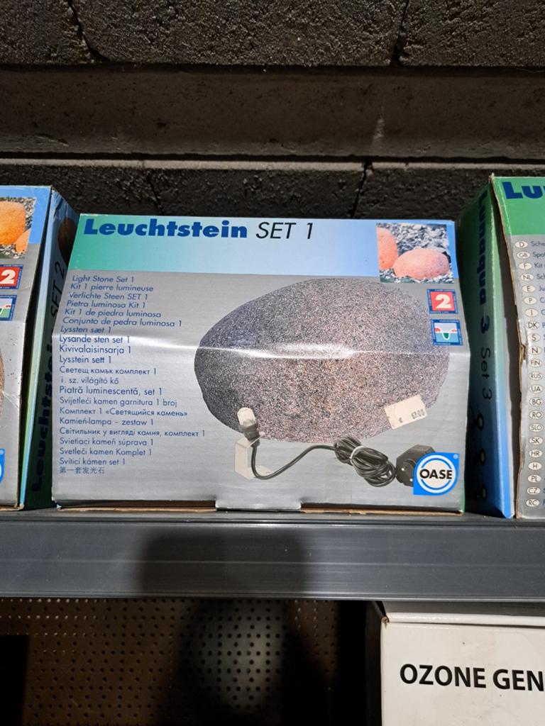 2x Oase Leuchtstein SET 1 & SET 2 - Nieuw & Ongebruikt, Overige materialen, Minder dan 50 watt, Overige typen, Nieuw