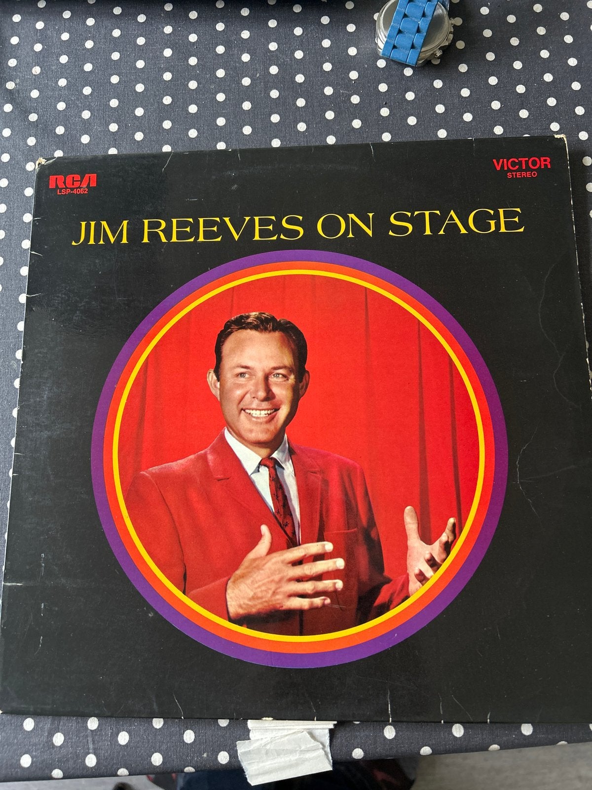 Jim Reeves On Stage LP - Vintage Country Muziek, Ophalen, LP, Gebruikt, Overige genres