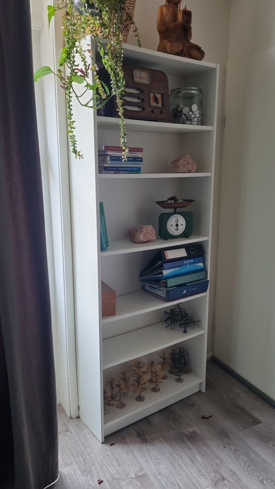 Ikea Billy kast - Witte boekenkast met verstelbare planken, Ophalen, Gebruikt, 200 cm of meer, Modern, Functioneel