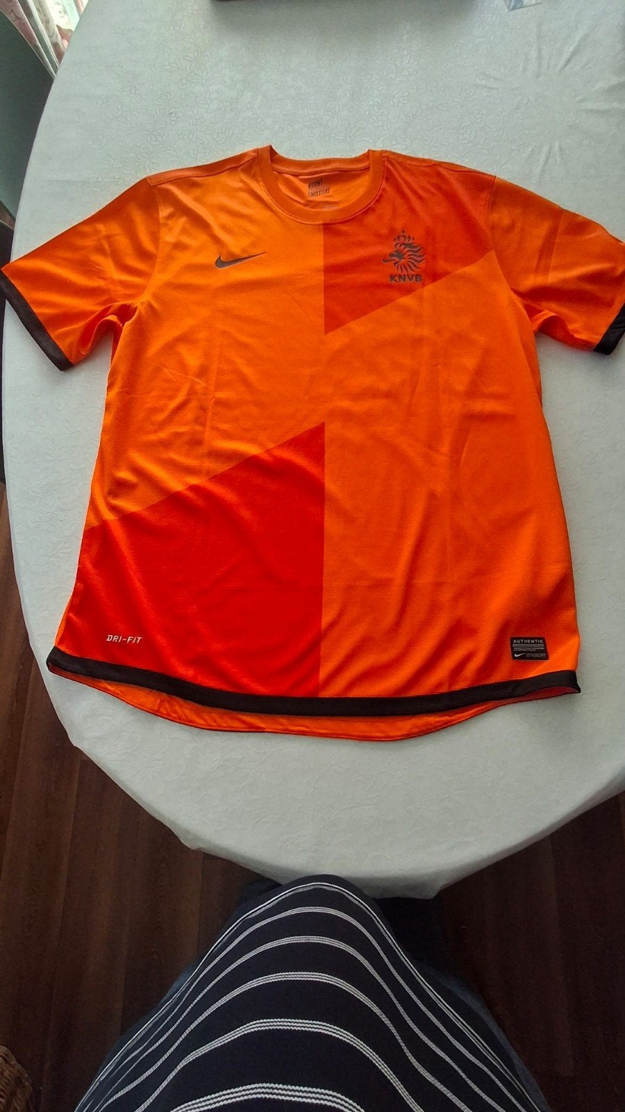 Oranje nike dry fit voetbalshirt knvb maat XL thuistenue 201, Oranje, Ophalen of Verzenden, Voetbal, Maat 56/58 (XL)