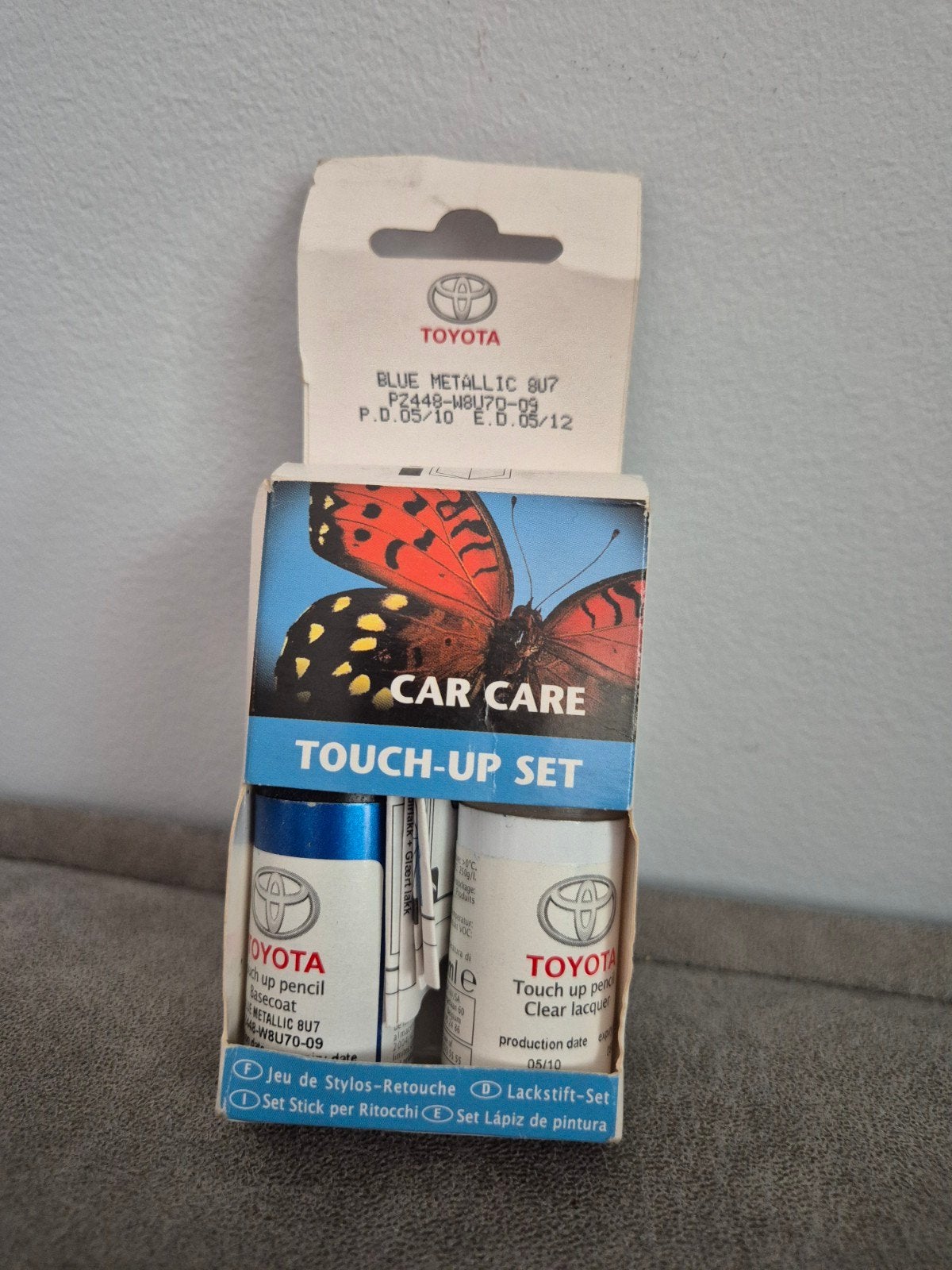 Toyota Touch-Up Set lakstift- Blue Metallic 8U7, Auto diversen, Auto-accessoires, Ophalen of Verzenden, Zo goed als nieuw