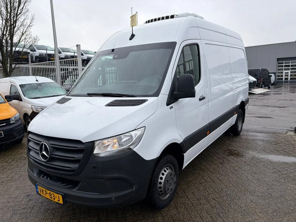 Mercedes-Benz Sprinter 514CDI L2H2 Konventa Koeling + 220V S, Auto's, Achterwielaandrijving, Gebruikt, Euro 6, Wit