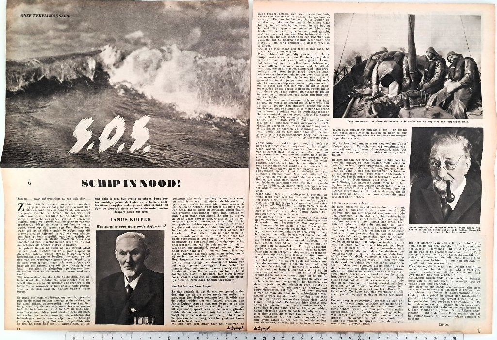 Redding 1949:art.2 blz.Schip in Nood:Janus Kuiper Den Helder, Verzamelen, Verzenden, Voor 1940, Gebruikt, Overige onderwerpen