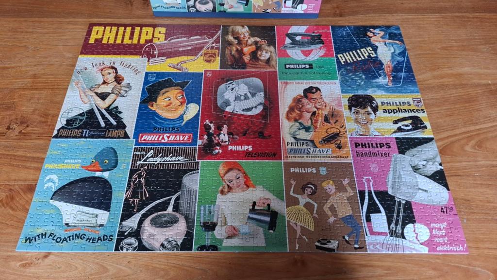 Puzzel Jumbo - Nostalgisch Philips - 1000 stukjes, Ophalen, Meer dan 50 stukjes, Zo goed als nieuw, 6 jaar of ouder