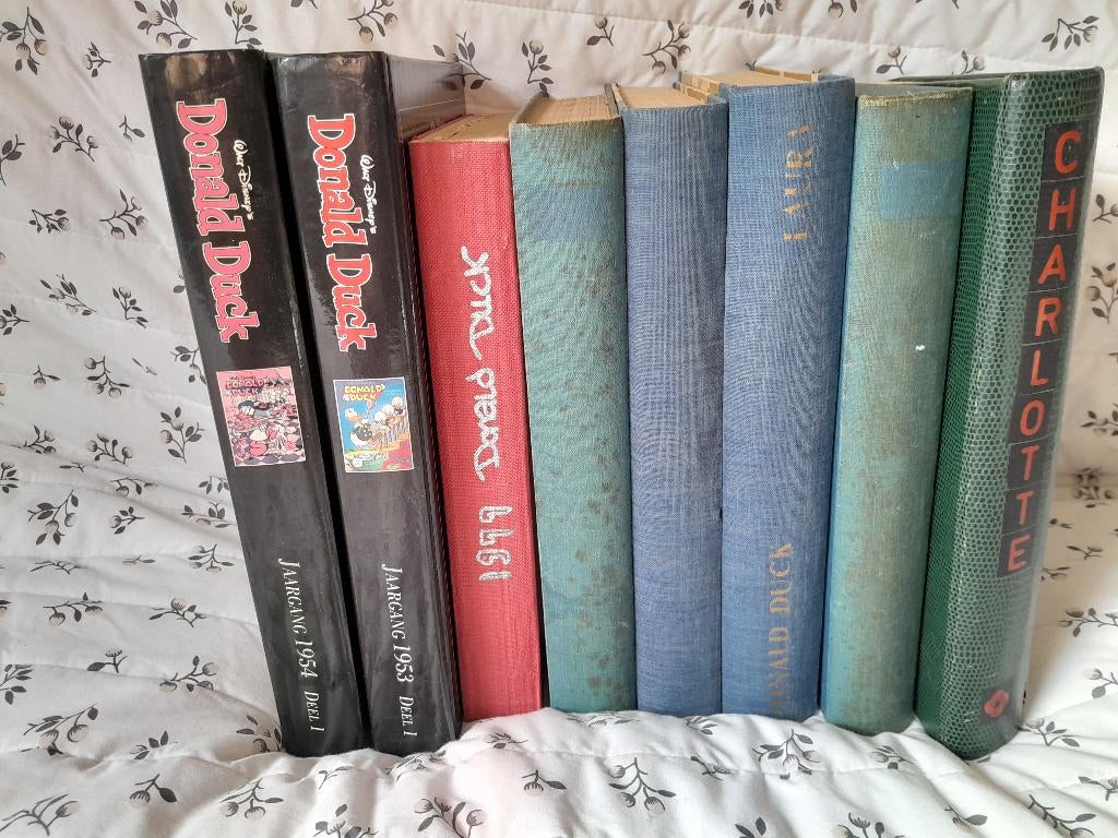 10 donald duck boeken, Gelezen, Ophalen of Verzenden, Donald Duck, Meerdere stripboeken