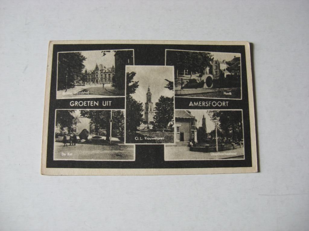 Groeten uit Assen 5 luik, Ophalen of Verzenden, Voor 1920, Gelopen, Noord-Brabant