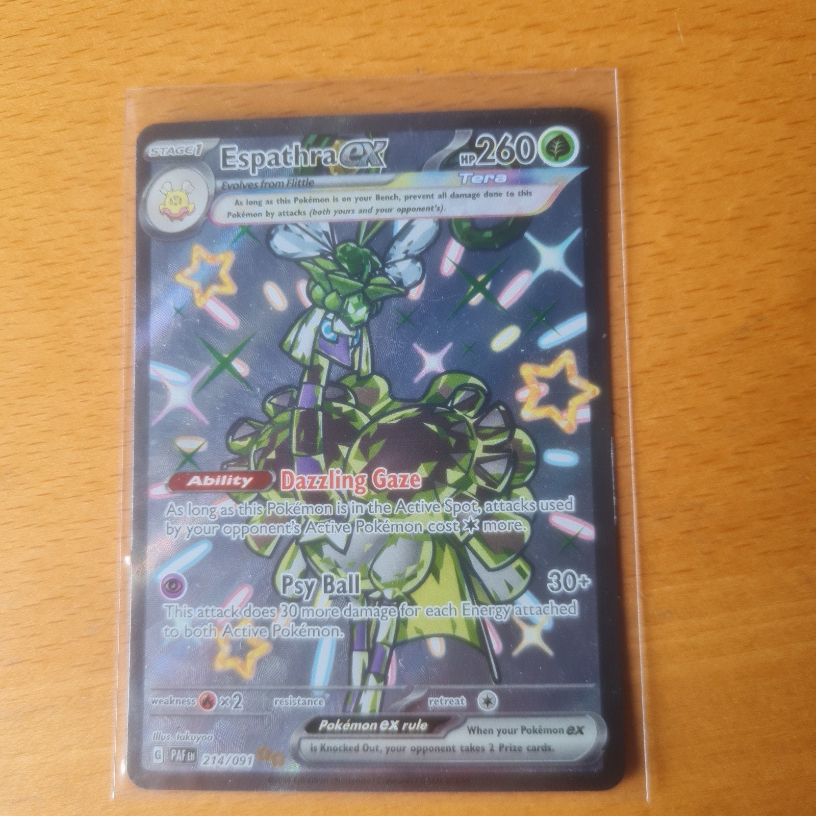 Espathra ex paf, Ophalen of Verzenden, Nieuw, Losse kaart, Foil