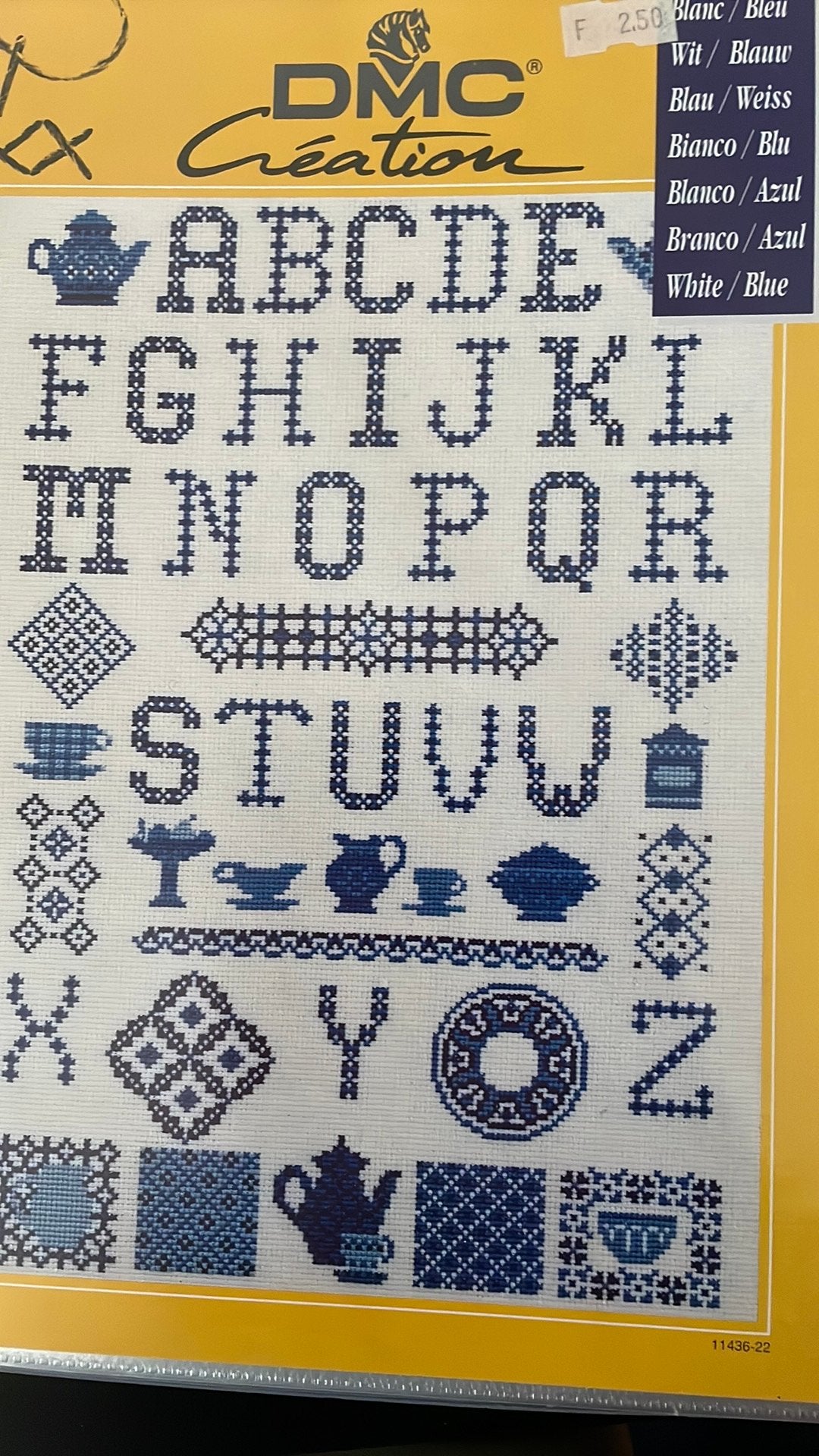 Pakketje borduurpatronen., Hobby en Vrije tijd, Borduren en Borduurmachines, Ophalen of Verzenden, Patroon