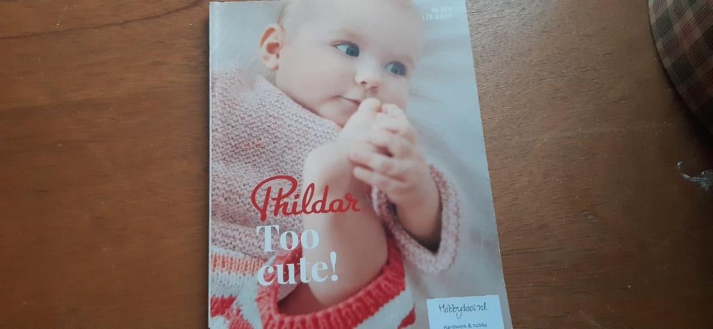 Phildar prachtig breiboek voor baby's, Too cute, Ophalen of Verzenden, Zo goed als nieuw, Breien of Haken, Patroon of Boek