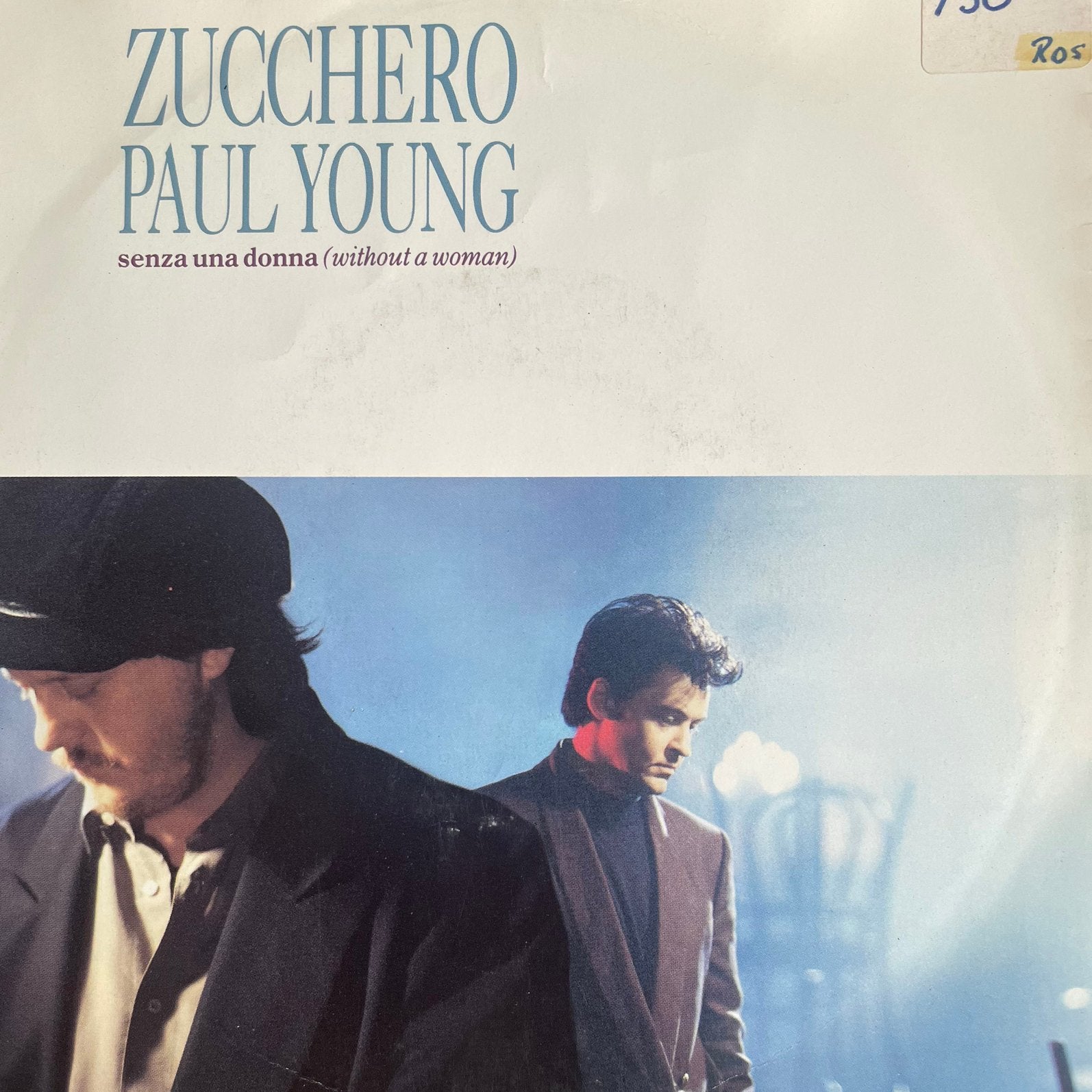 Zucchero / Paul Young - Senza una donna, Ophalen of Verzenden, Zo goed als nieuw, Pop